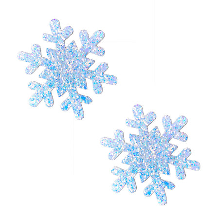Sparkle Glitter Snowflake Nipple Cover Pasties
