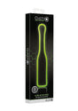 Ouch! Glow in the Dark Bonded Leather Paddle Neon Green