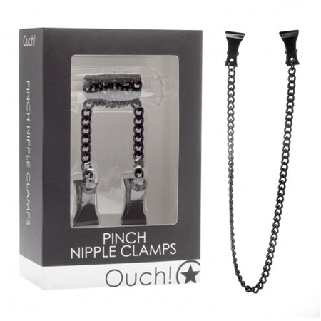 Ouch! Pinch Nipple Clamps - Black – Tazzle