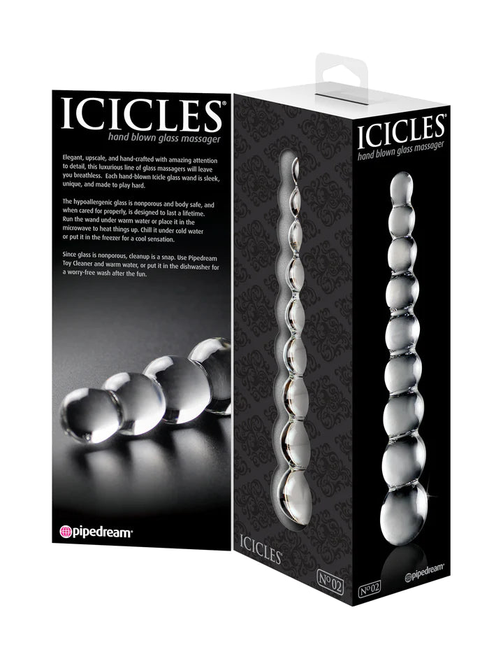 Icicles No. 2 Beaded Glass Plug