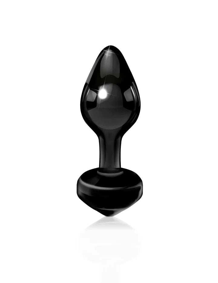 black glass butt plug