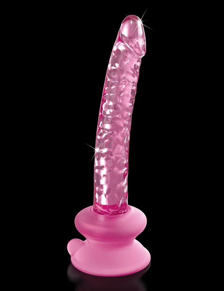 Icicles No. 86 Glass Dildo With Suction Cup 7 inch