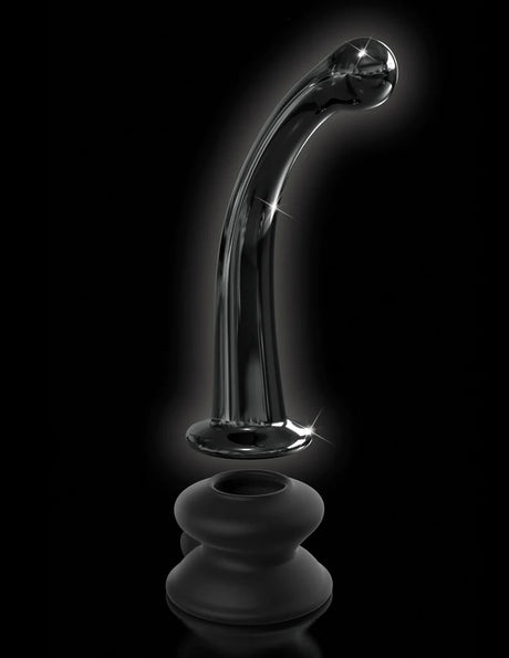 Icicles No. 87 Glass G-Spot/P-Spot Massager With Suction Cup