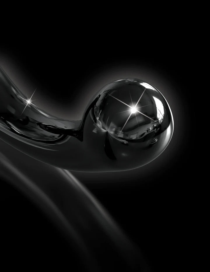 Icicles No. 87 Glass G-Spot/P-Spot Massager With Suction Cup