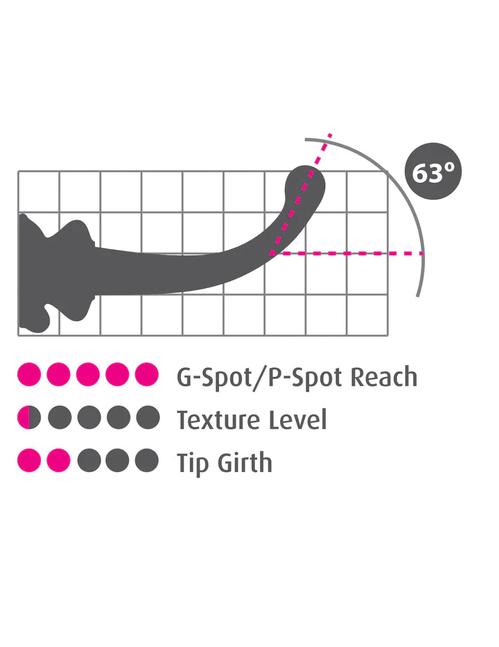 Icicles No. 87 Glass G-Spot/P-Spot Massager With Suction Cup