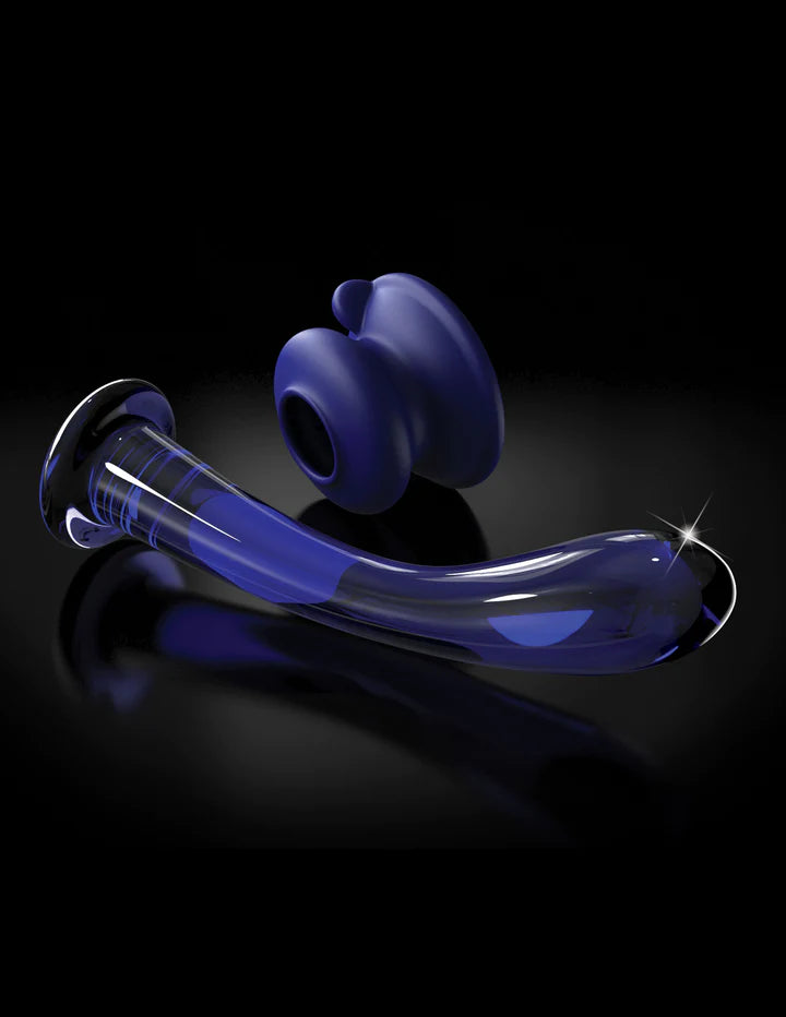 Icicles No. 89 Glass G-Spot/P-Spot Massager With Suction Cup