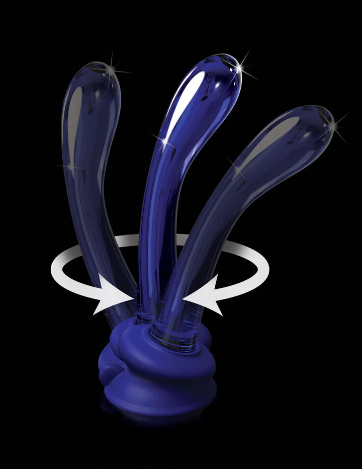 Icicles No. 89 Glass G-Spot/P-Spot Massager With Suction Cup