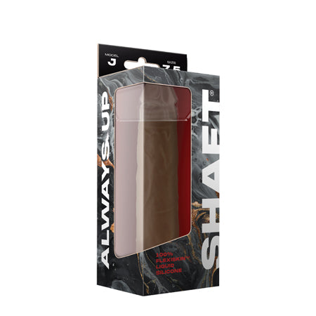 Shaft Model J Liquid Silicone Dildo Without Balls 7.5 inch