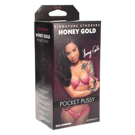 Signature Strokers - Honey Gold - ULTRASKYN Pocket Pussy