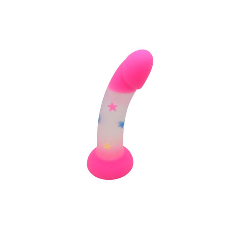 Stardust Star Fuck Silicone Dildo With Stars 7in