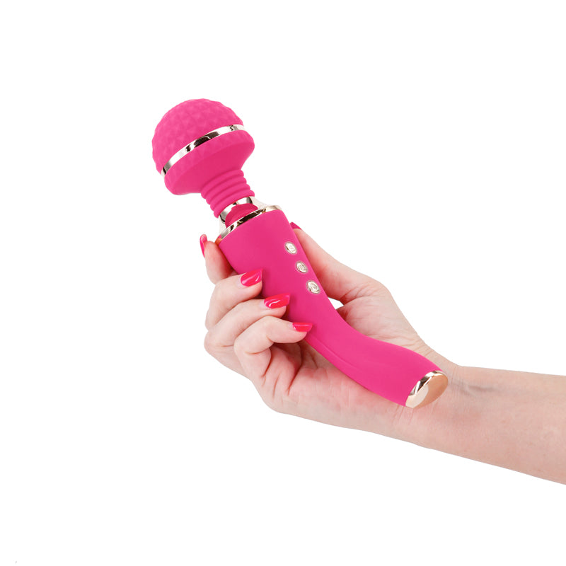 Sugar Pop Bliss Air Wand Massager - Black - Pink