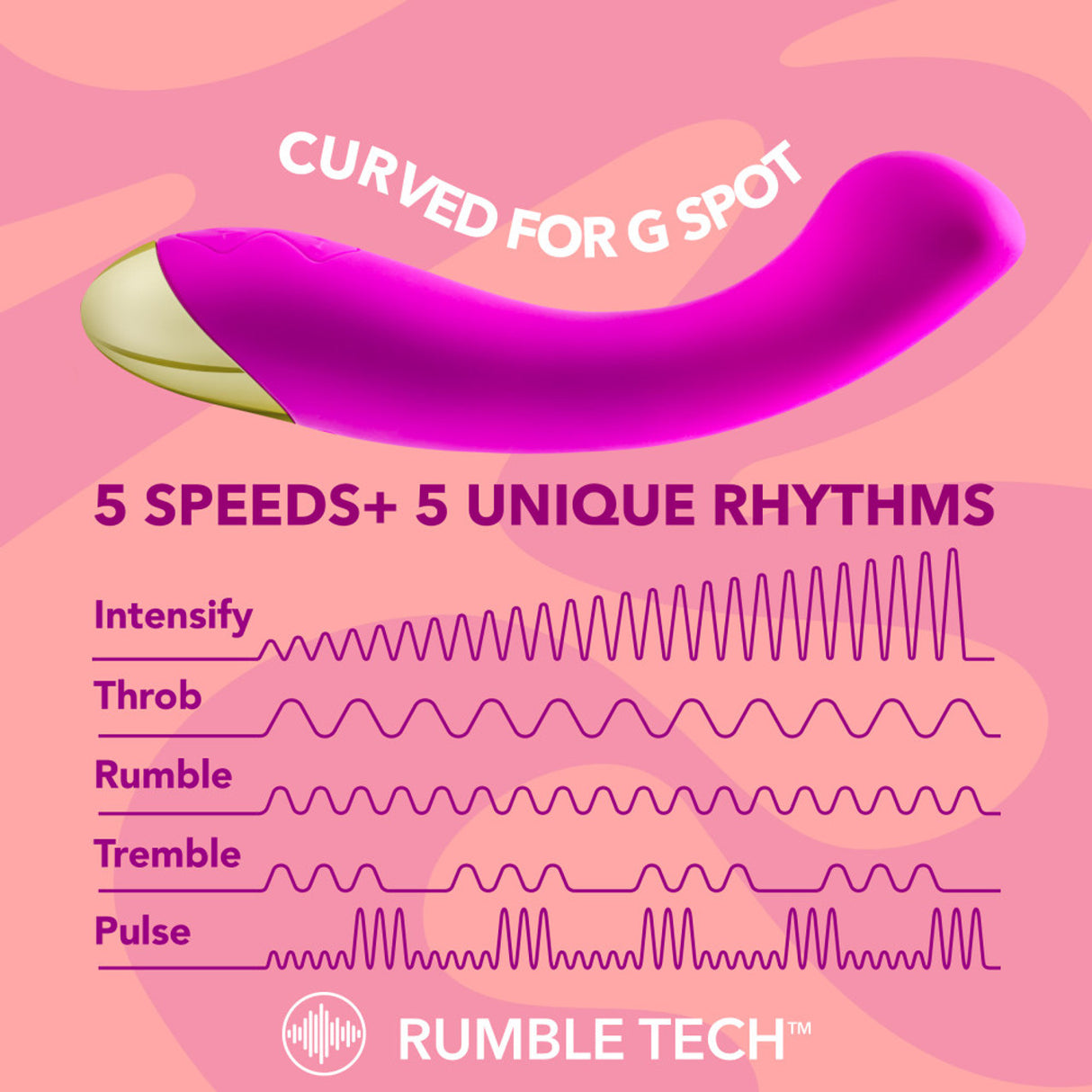 Aria Bangin' AF G-Spot Vibrator Purple