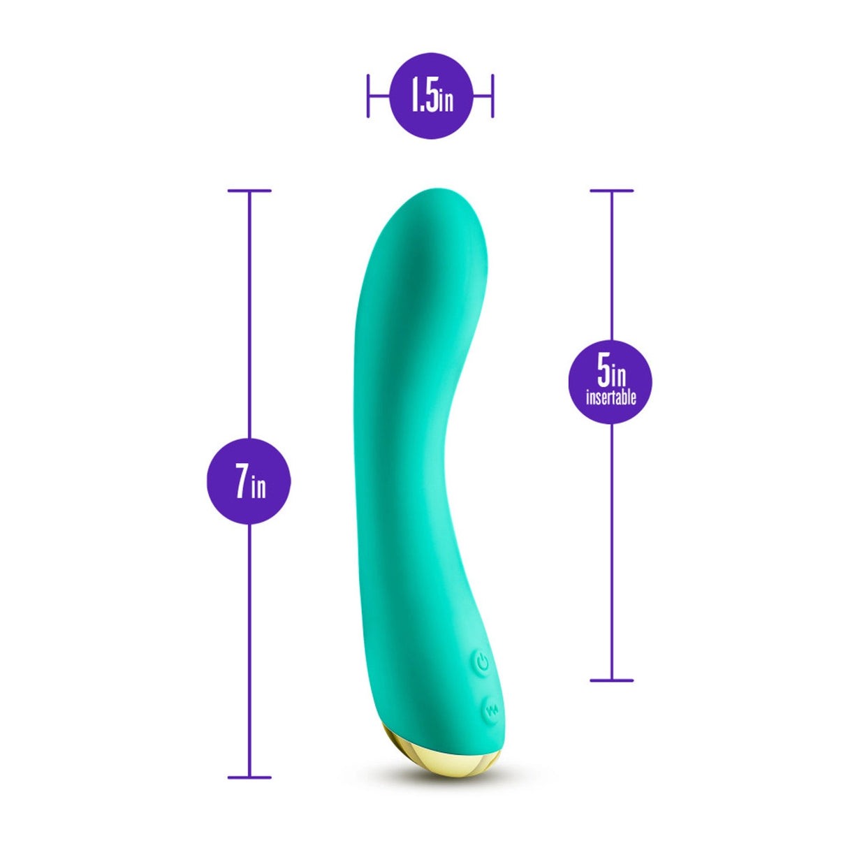 Aria Luscious AF G-Spot Vibrator Teal