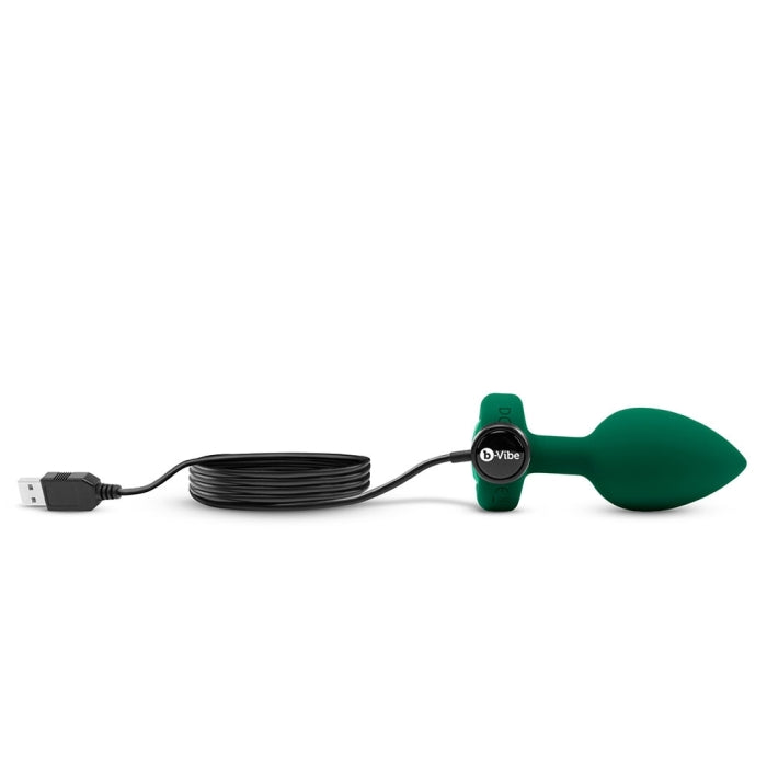 b-Vibe Vibrating Jewels Butt Plug - Remote Control - (M/L)