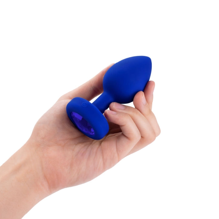b-Vibe Vibrating Jewels Butt Plug - Remote Control - (L/XL)