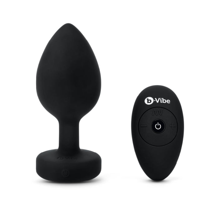 b-Vibe Vibrating Jewels Butt Plug - Remote Control - (XXL)