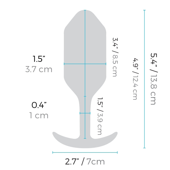 b-Vibe Snug Plug 3 Vibrating Butt Plug