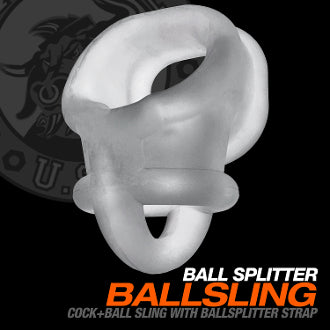 OxBalls Ballsling Ball-Split-Sling Clear Ice