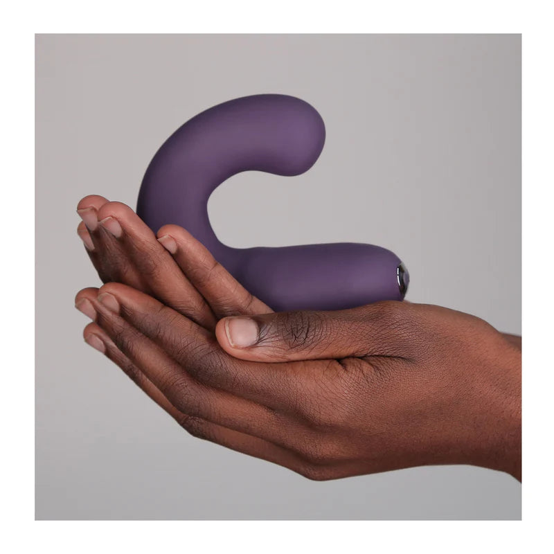 Je Joue Silicone G-Kii Dual Stimulator Vibrator- Purple - Black