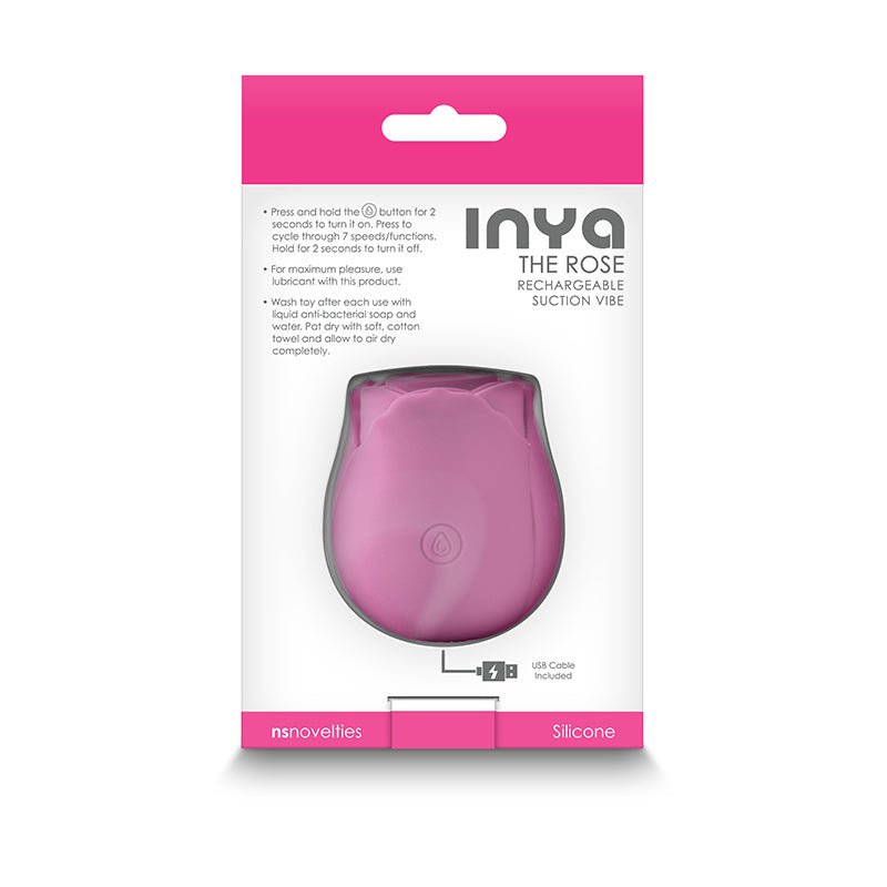 INYA The Rose Suction Vibrator Pink