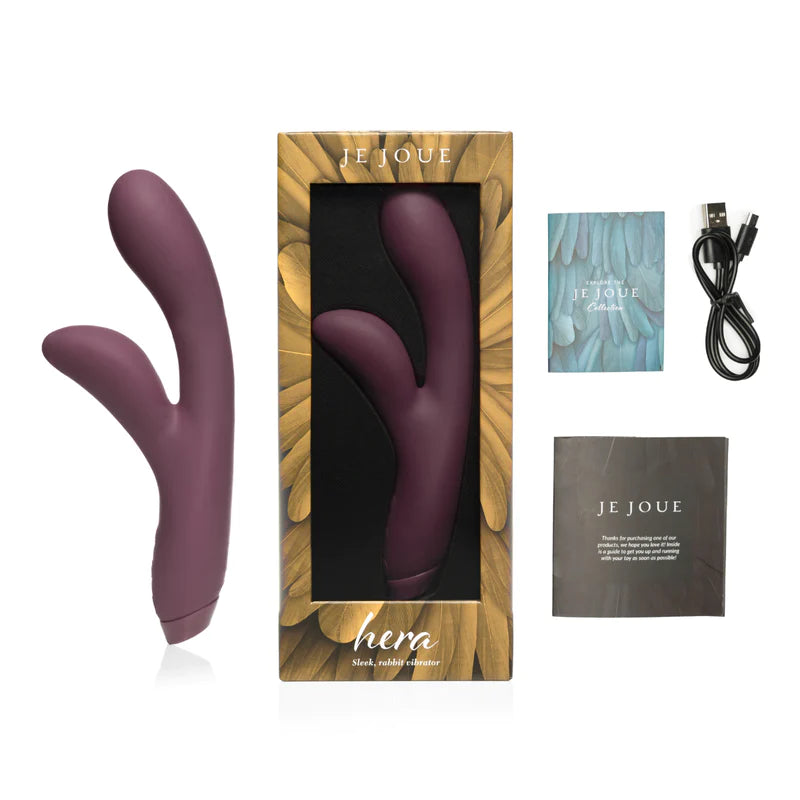 Je Joue Hera Rabbit Rechargeable Vibrator - Purple - Fuchsia