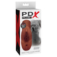 PDX Plus Perfect Pussy Double Stroker Brown fleshlight masturbator