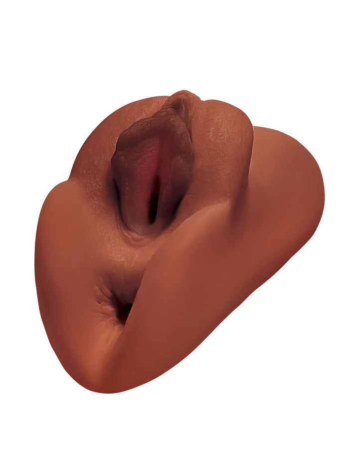PDX Plus Perfect Pussy Double Stroker Brown fleshlight masturbator