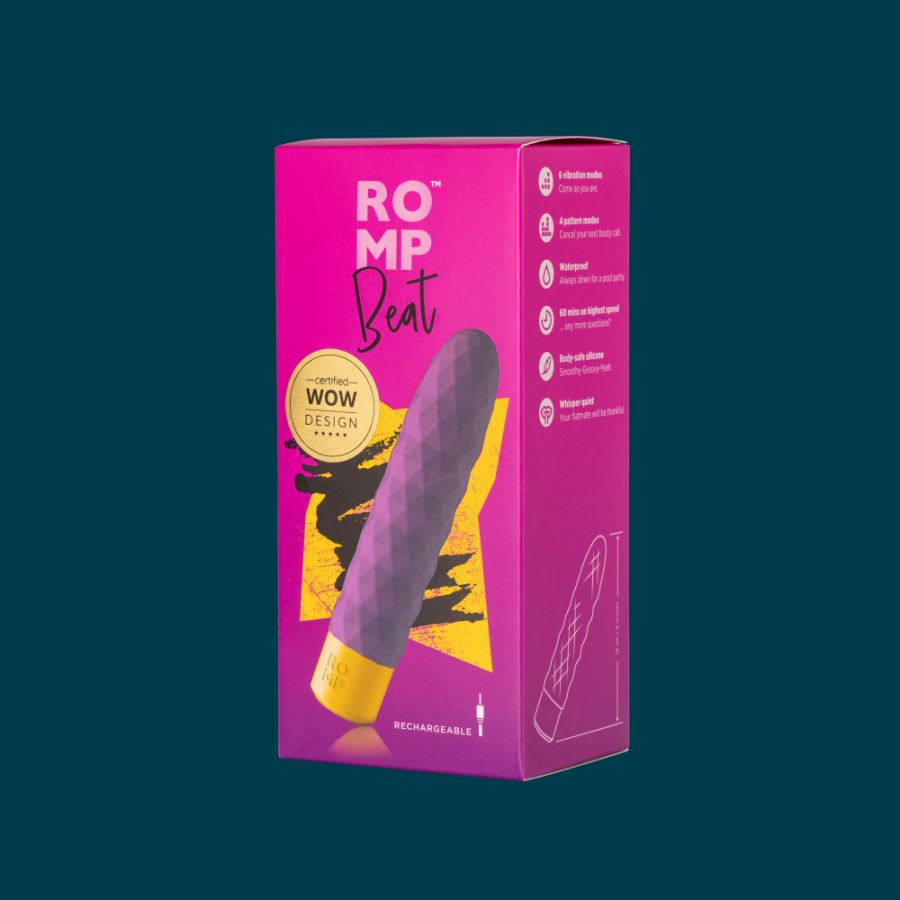 ROMP Beat Bullet Vibrator Light Purple