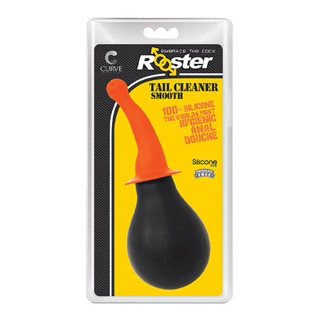 Rooster Tail Cleaner Anal Douche - Smooth - Orange