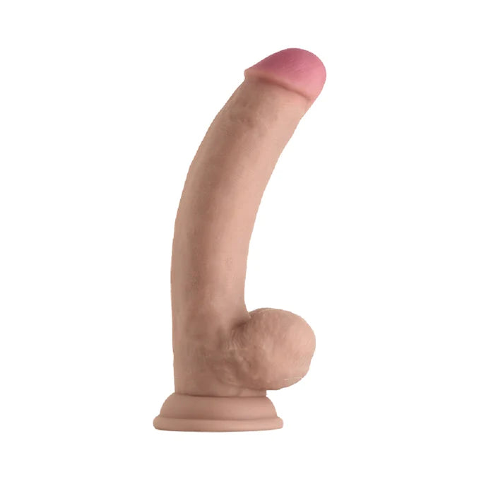 Shaft Model C Liquid Silicone Dildo With Balls 8.5 inch All Colors