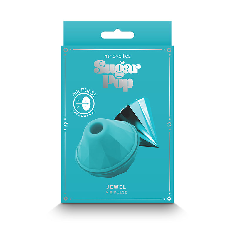 Sugar Pop Jewel Air Pulse Vibrator - Pink - Teal