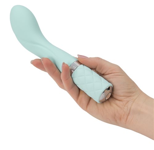 Pillow Talk Sassy G-Spot Vibrator - Teal - Pink