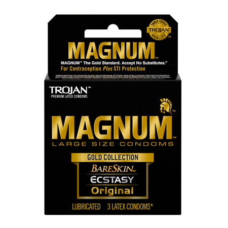 Trojan Magnum Gold Collection Condoms 3 pack