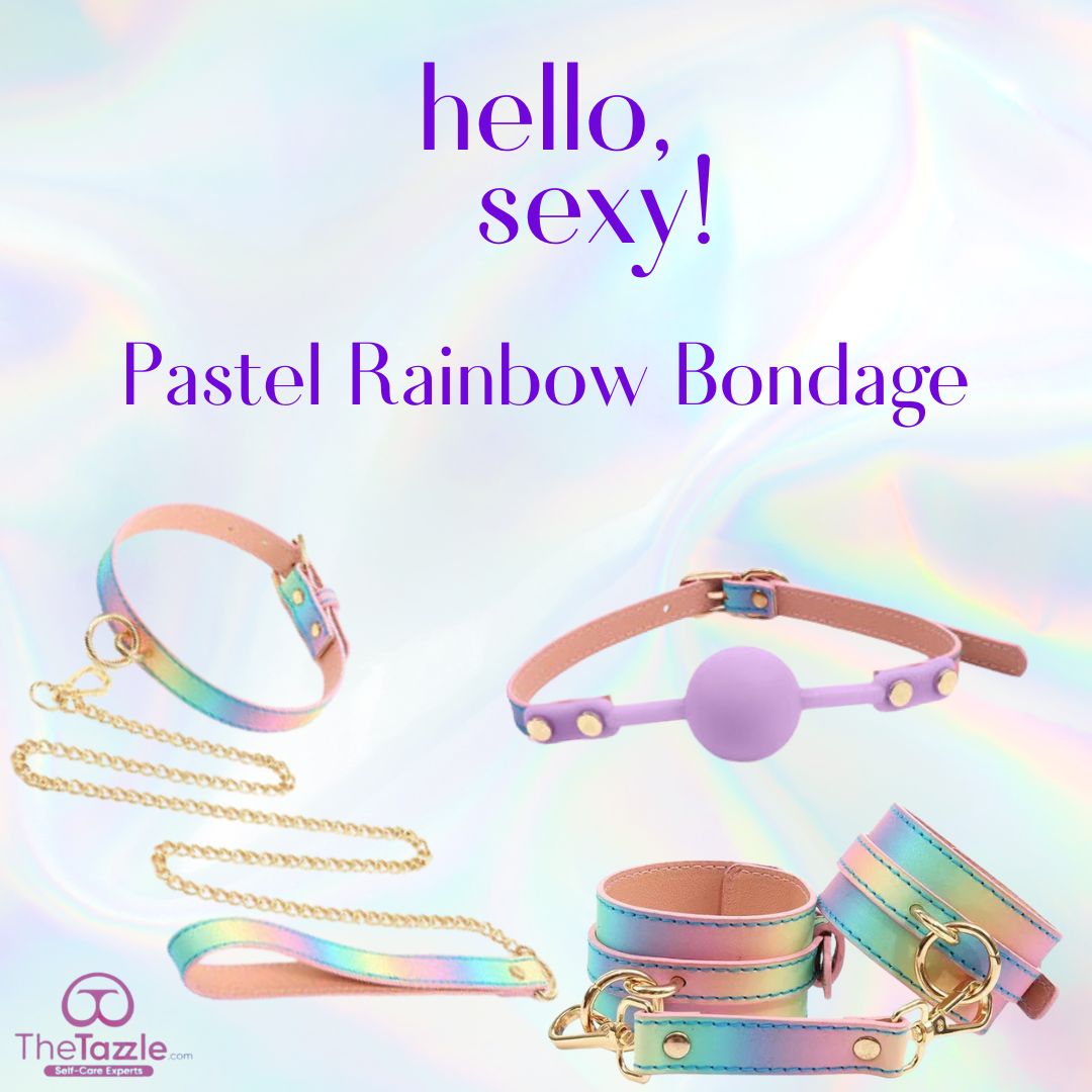 hello, sexy! hot bitch collection of pastel rainbow spectrum bondage