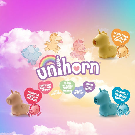 Unihorn Silicone Dual Motor Vibrators