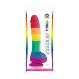 Colours Pride Edition Rainbow 8 inch Silicone Dildo