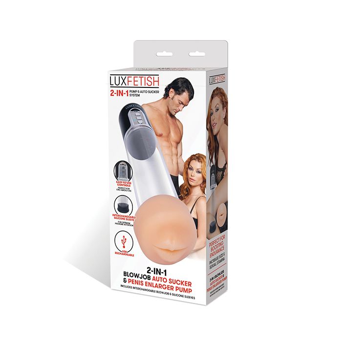 2-in-1 Blowjob Auto Suck & Penis Pump