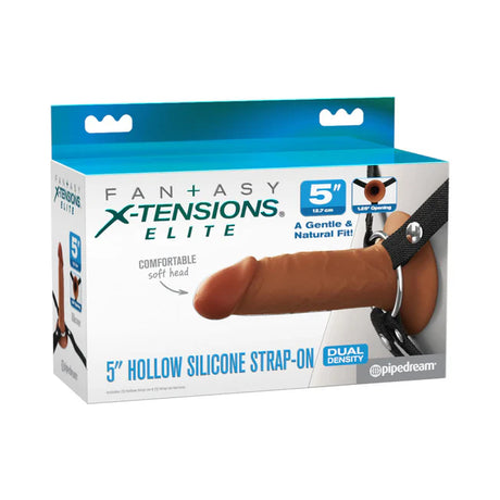5 Inch Hollow Silicone Dildo Strap On Harness