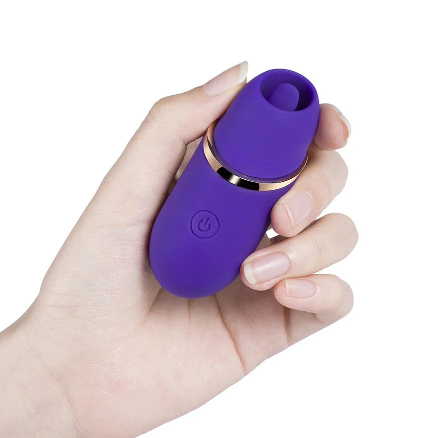 Honey Play Box Abby Mini Clitoral Vibrator in Blue/Purple Color