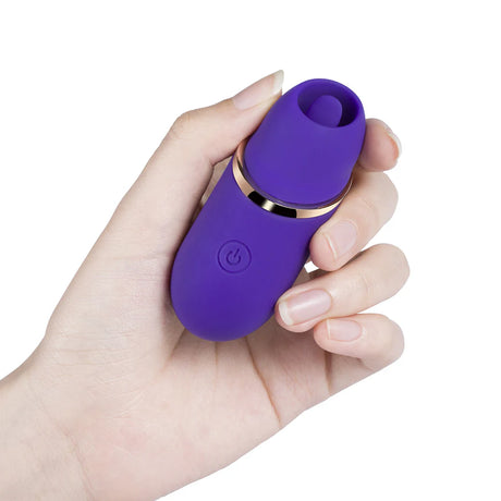 Honey Play Box Abby Mini Clitoral Vibrator in Blue/Purple Color