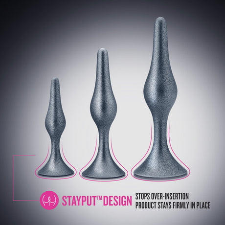 Anal Adventures Matrix Genesis Plug Kit - Stellar Silver