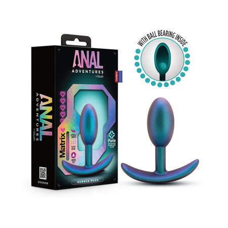 Anal Adventures Matrix Nebula Plug -  Lunar Blue