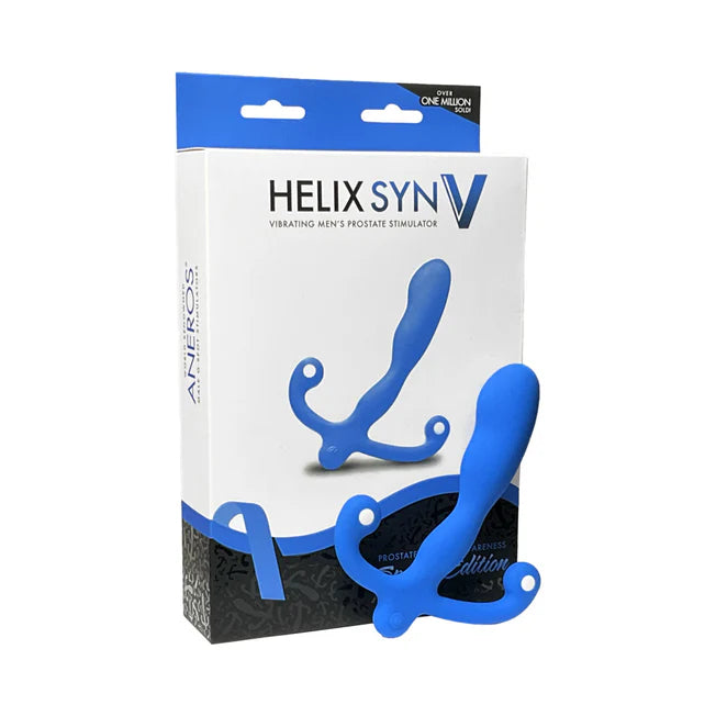 Helix Syn V Vibrating Prostate Stimulator Blue Edition 