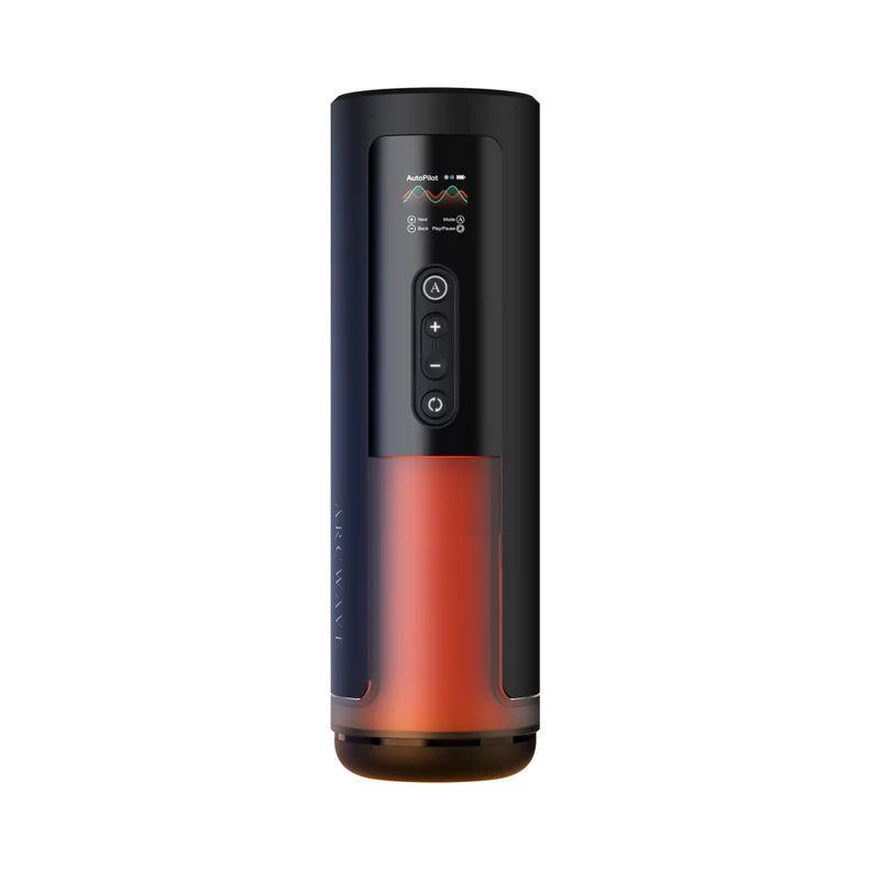 black and orange automatic thruster stroker