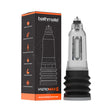 Bathmate HydroMax 5 water powered penis pump shown next to its black and orange retail packaging box on a plain white background.