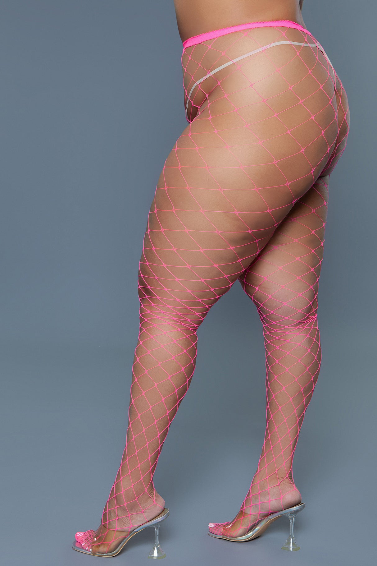 Oversized Fishnet Pantyhose - Queen Size -  All Colors