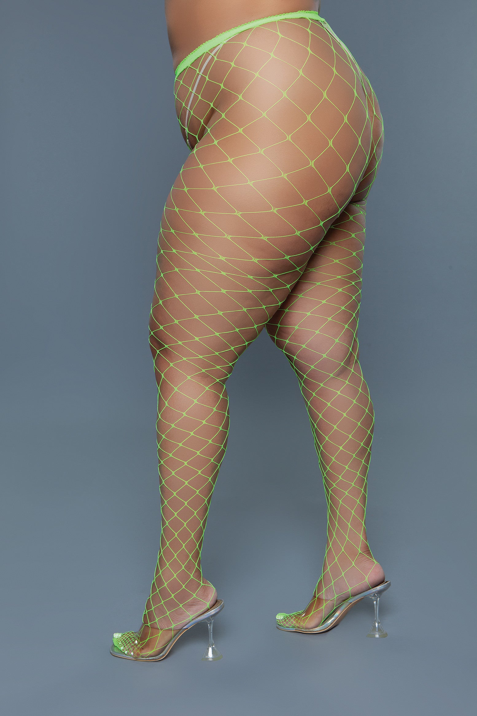 Oversized Fishnet Pantyhose - Queen Size -  All Colors