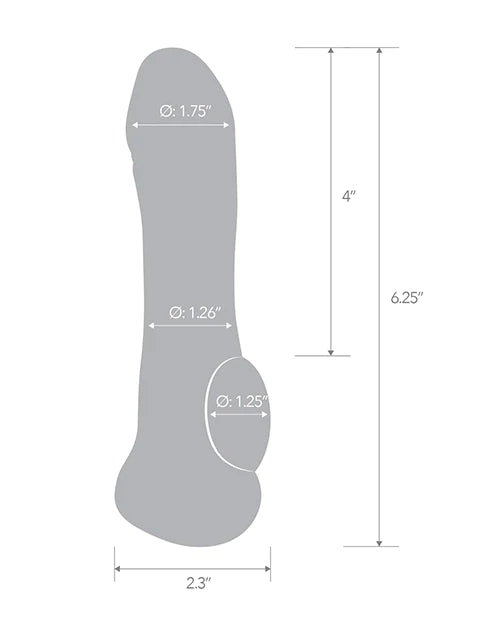Blue Line 6.25 in.Transparent Penis Sleeve Extension