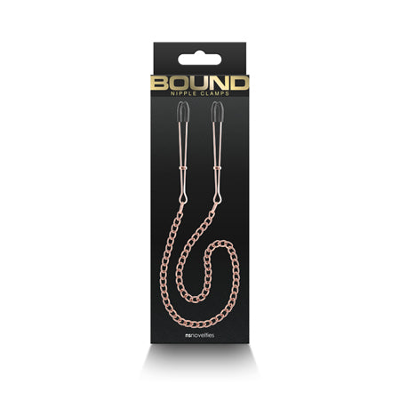 Bound Nipple Clamps With Chain DC3 - All Colors