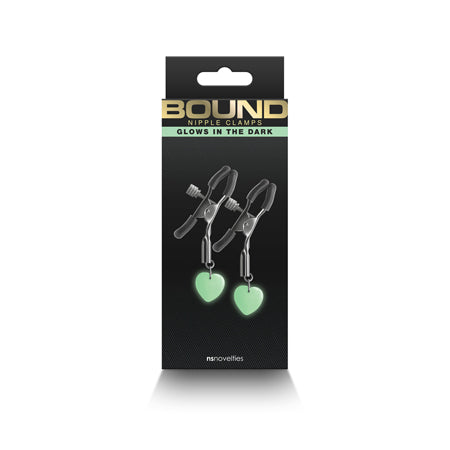 Bound Nipple Clamps G3 Glows In The Dark - All Colors